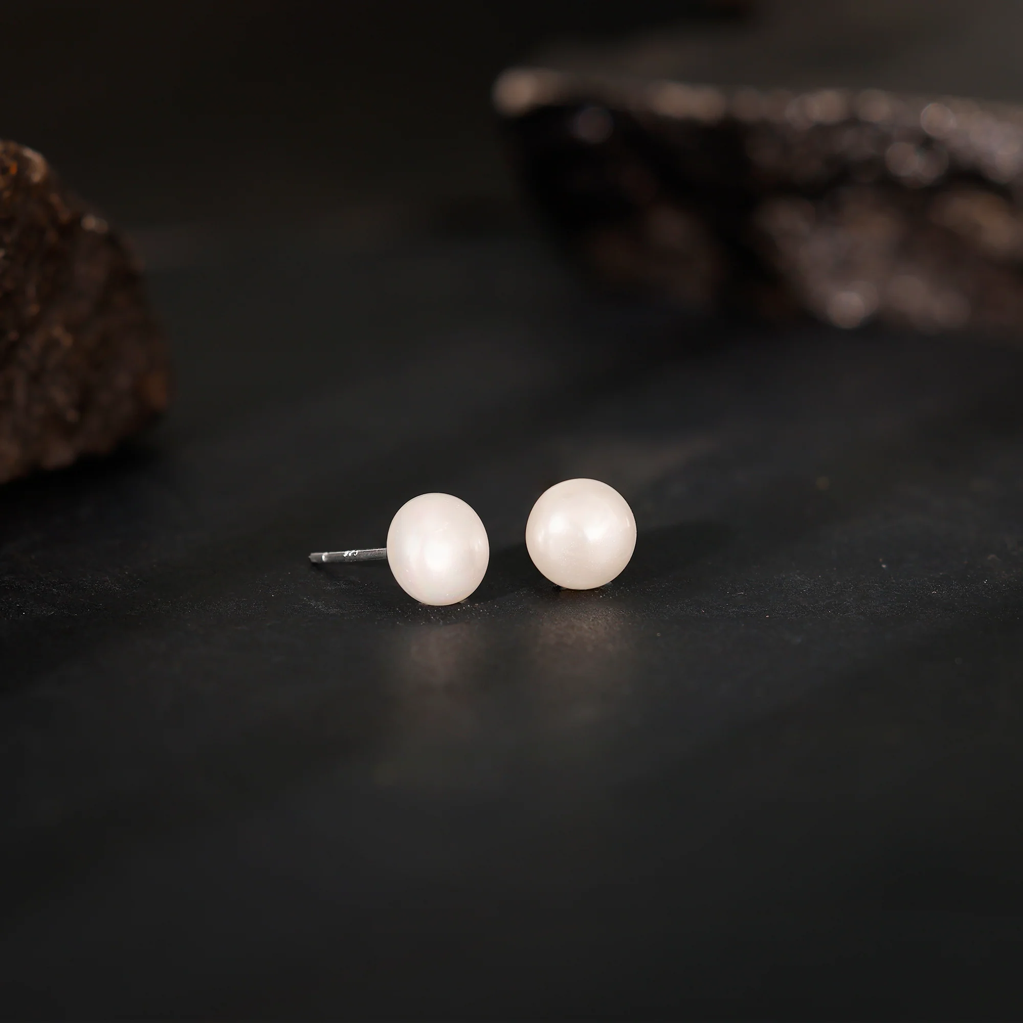 Silver Redefined Stud For Men - Image 4