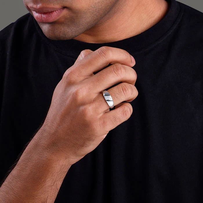 Silver Rei Ring For Him - Image 3
