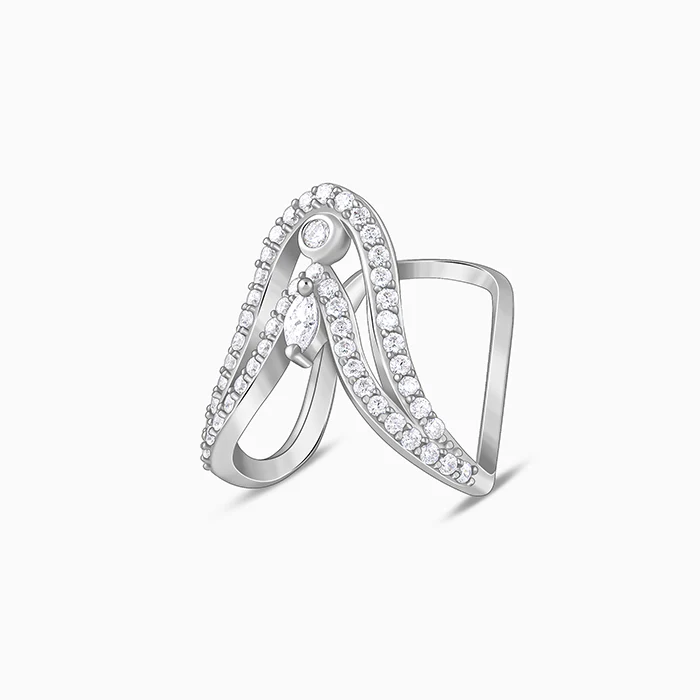 Silver Rekha Vanki Ring - Image 4
