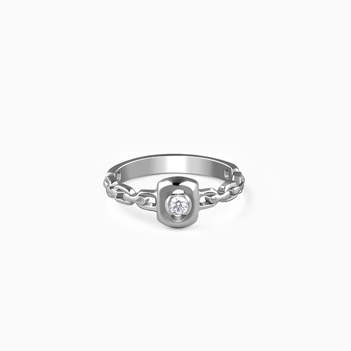 Silver Ridgeline Ring For Him