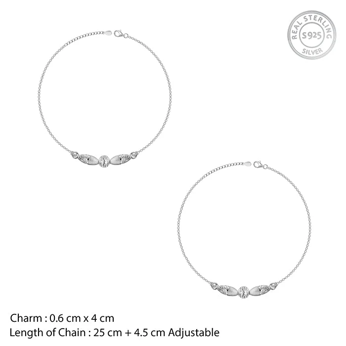 Silver Rockabye Anklet - Image 4