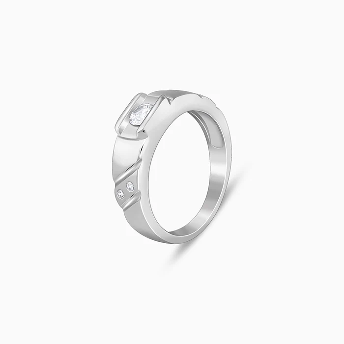 Silver Rockstar Ring For Him - Image 4