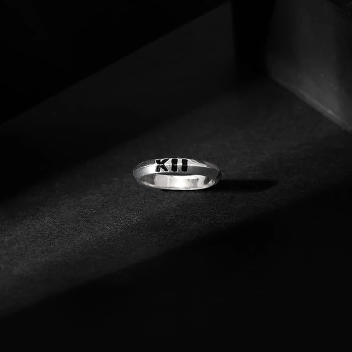 Silver Roman Rings For Him - Image 2