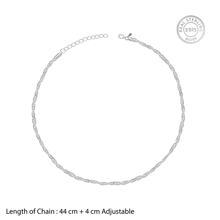 Silver Rope Chain - Image 5