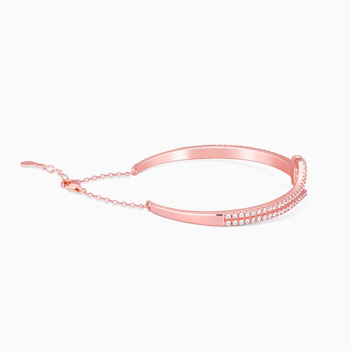 Anushka Sharma Rose Gold Knotted Feelings Bracelet - Image 5