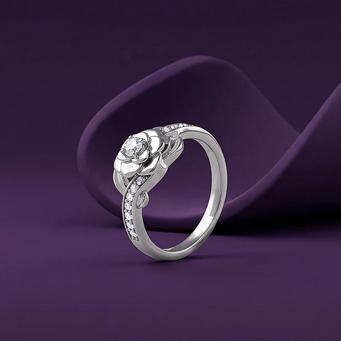 Silver Roseglow Ring - Image 2