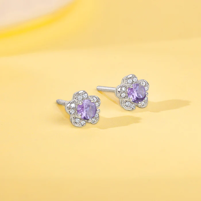 Silver Royal Blossom Studs - Image 5
