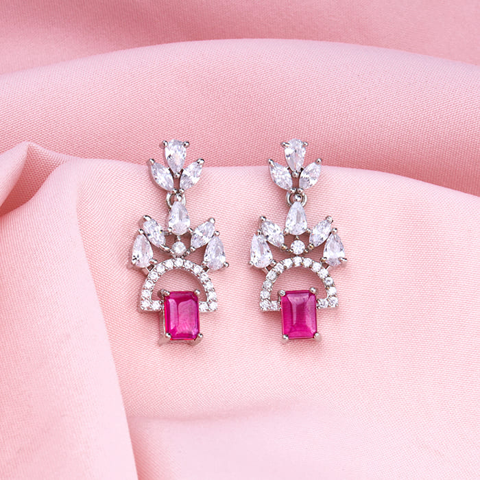Silver Royale Dangler Earrings - Image 2