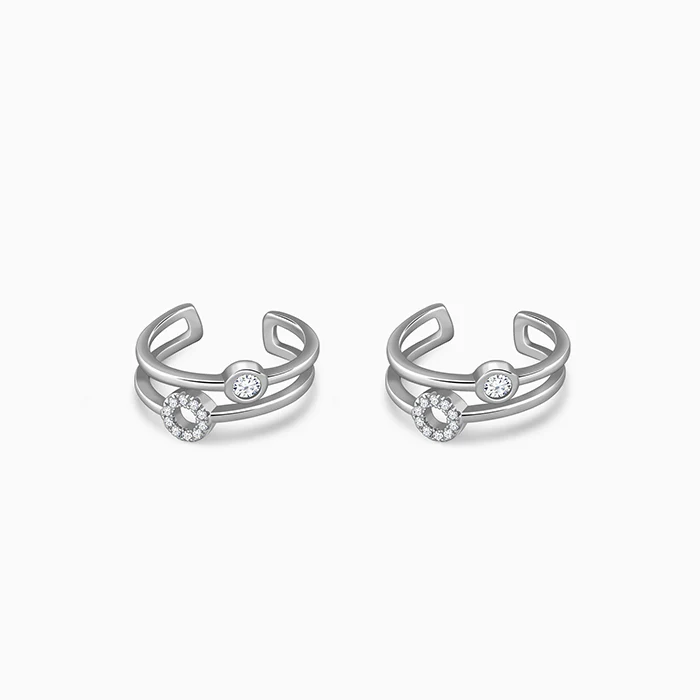 Silver Sharmila Toe Rings