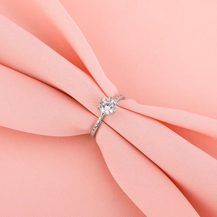 Silver Shine Wave Ring - Image 2
