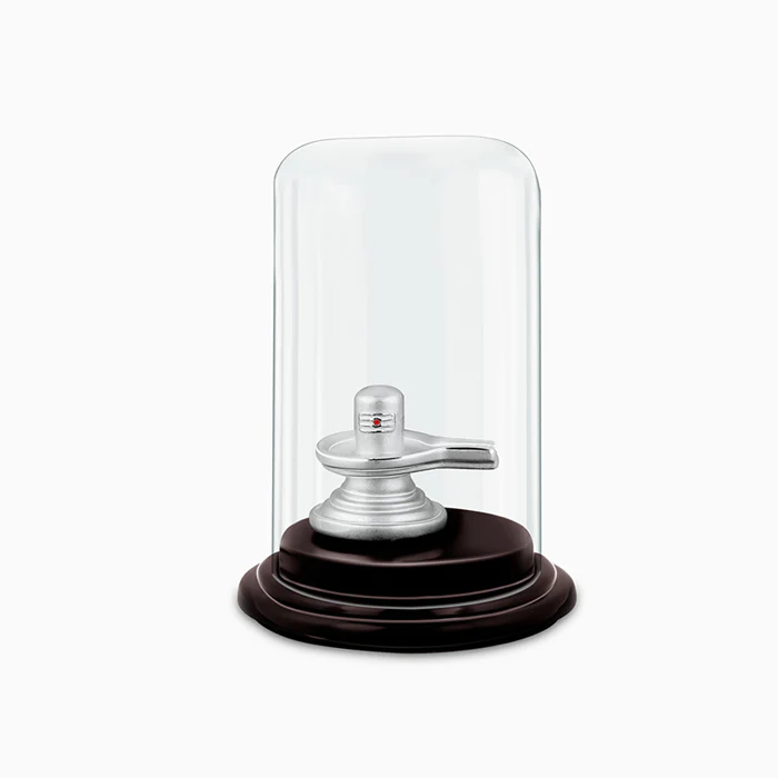 Silver Shiv Lingam Idol - Image 3