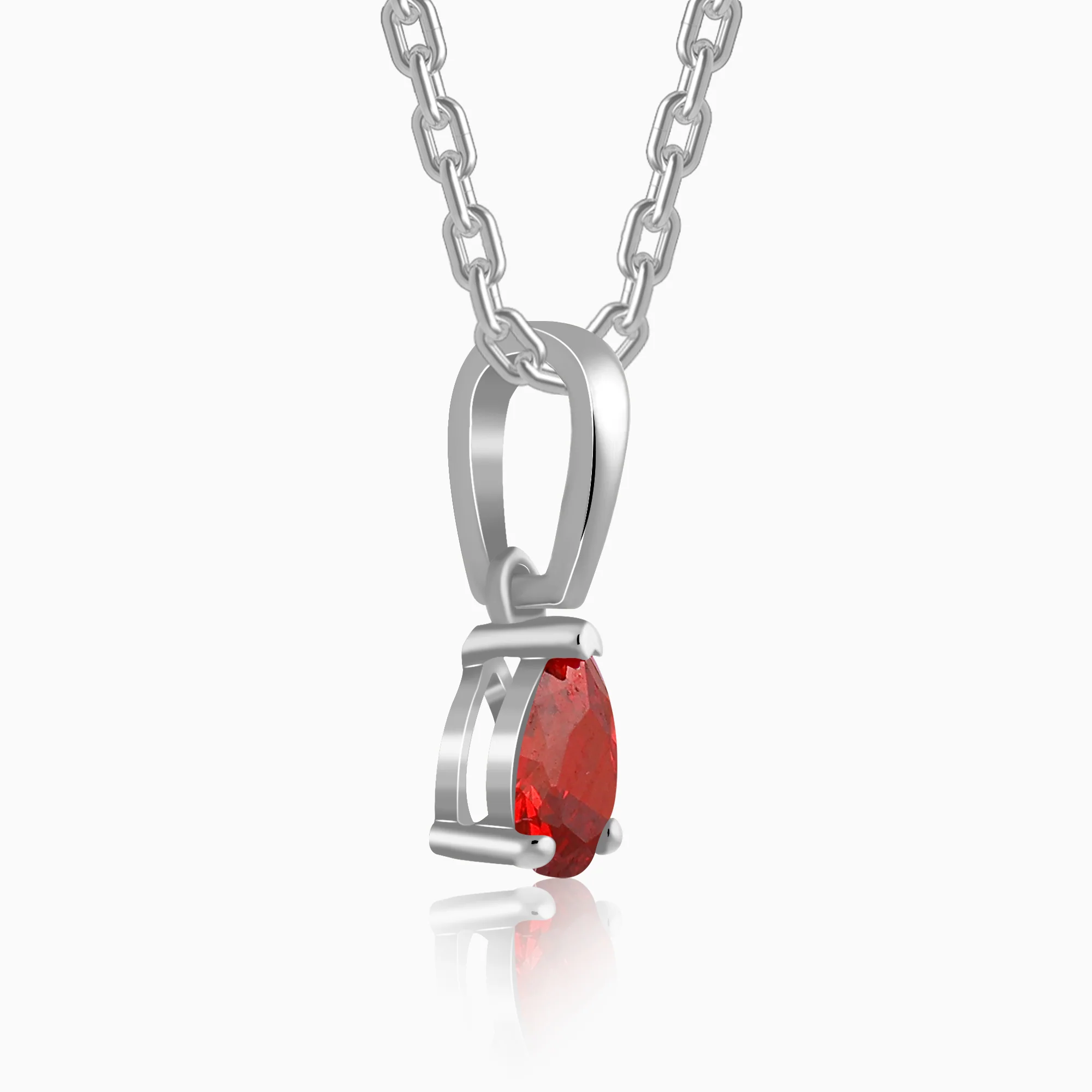 Silver Siddhidatri Pendant With Link Chain - Image 4
