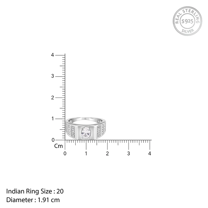 Silver Signet Ring For Him - Image 6