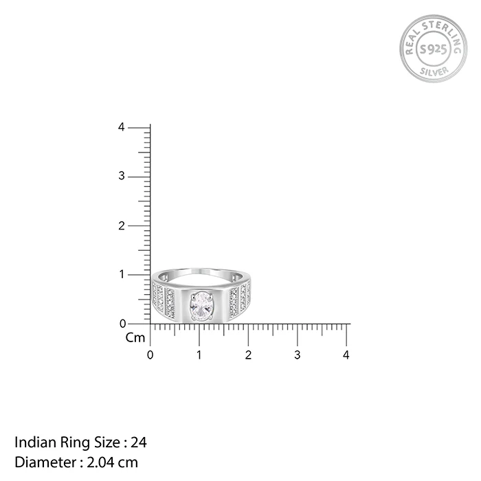 Silver Signet Ring For Him - Image 8