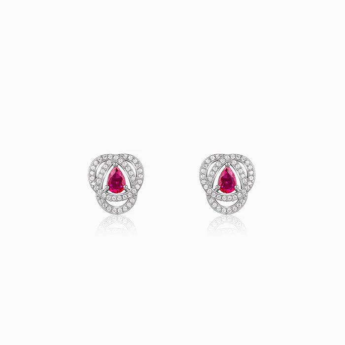Silver Sophia Studs