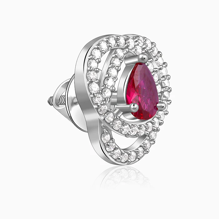 Silver Sophia Studs - Image 4