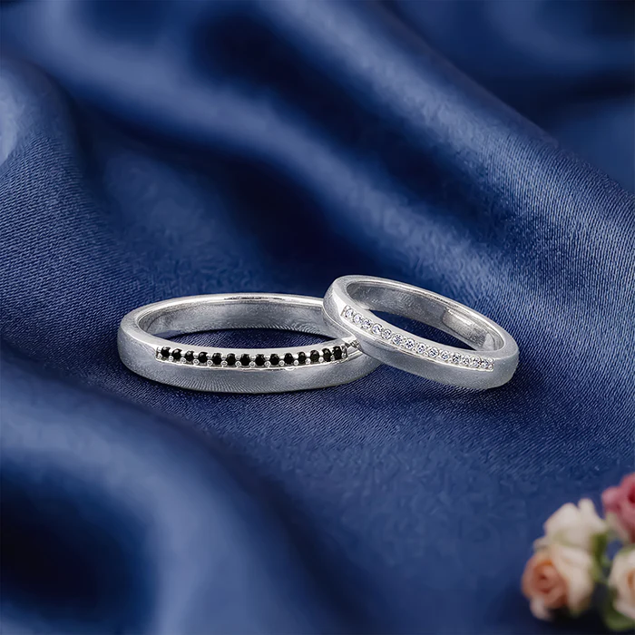 Silver Soulbound Couple Band - Image 2