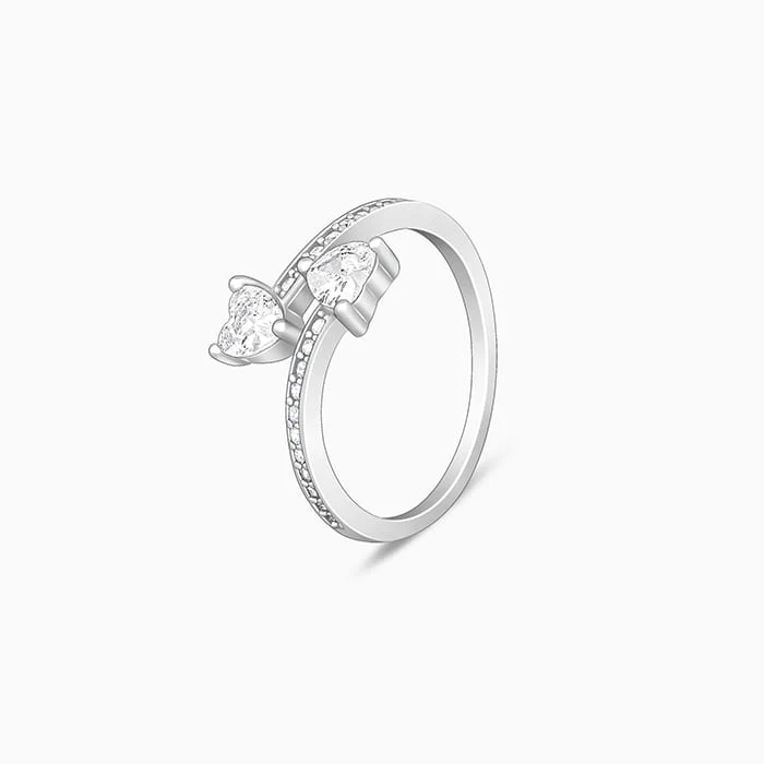 Silver Soulful Love Ring - Image 4