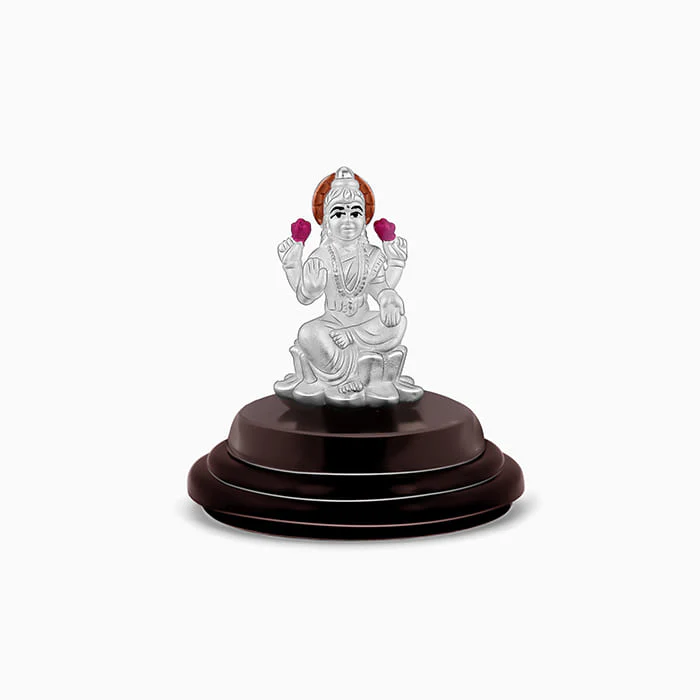 Silver Sowbhagya Lakshmi Idol - Image 3