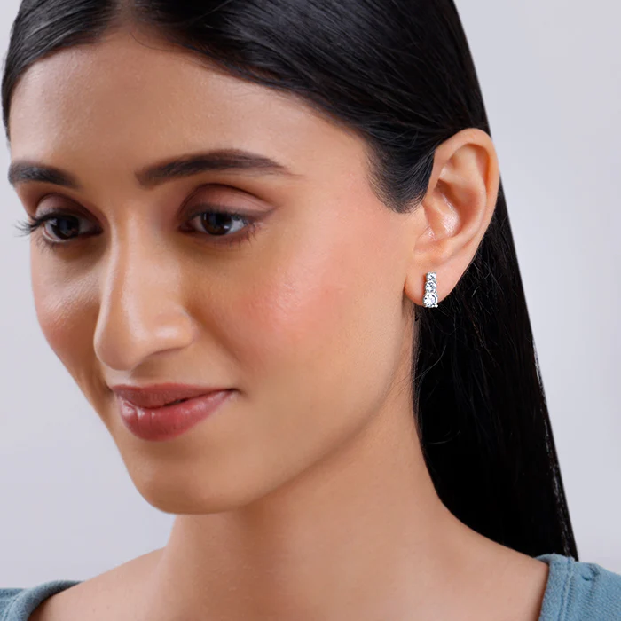 Silver Spark Snazz Earrings - Image 3