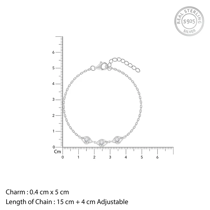 Silver Sparkling Bracelet - Image 4