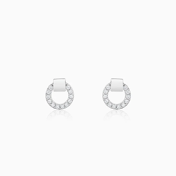 Silver Special Orb Earrings