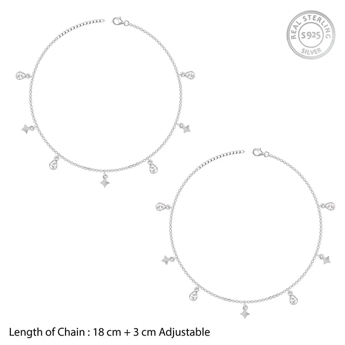 Silver Star Magic Anklet - Image 4