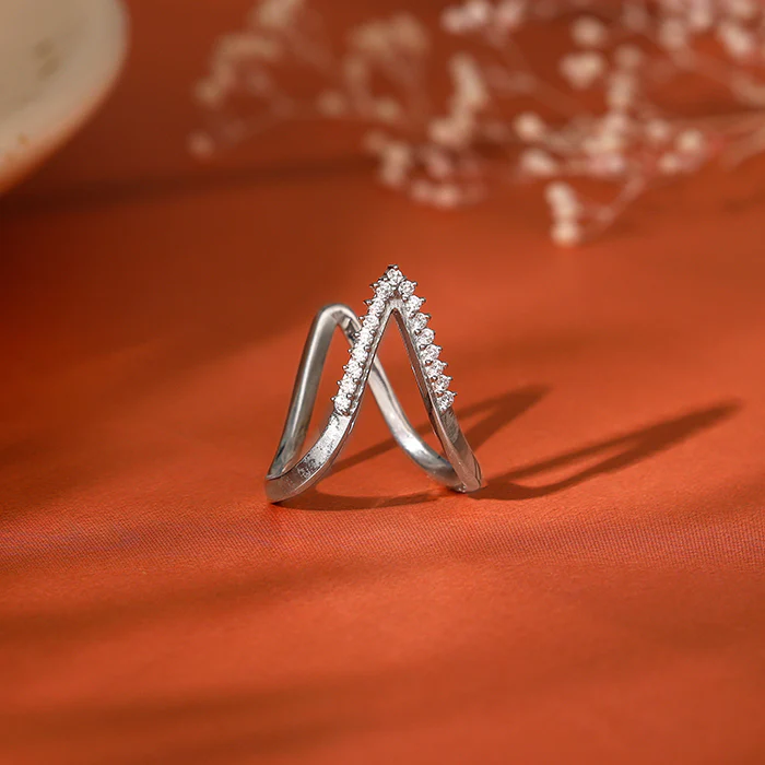 Silver Star-Studded Vanki Ring - Image 2