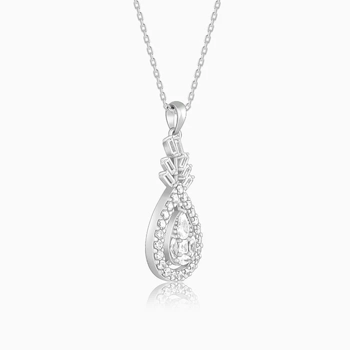 Silver Stark Beauty Pendant With Link Chain - Image 4