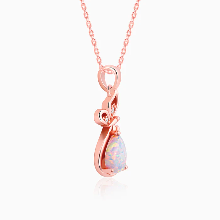 Rose Gold Starlight Spark Necklace - Image 4