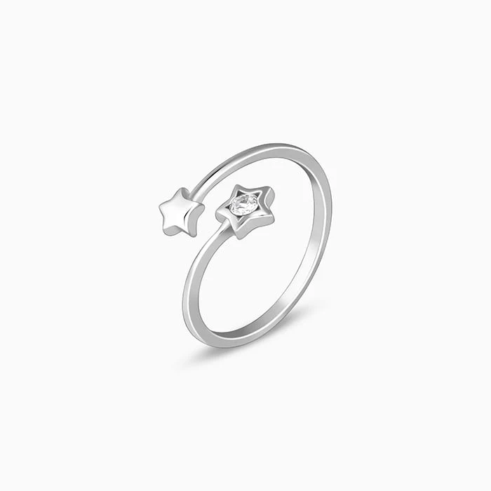 Silver Starlit Shine Ring - Image 4