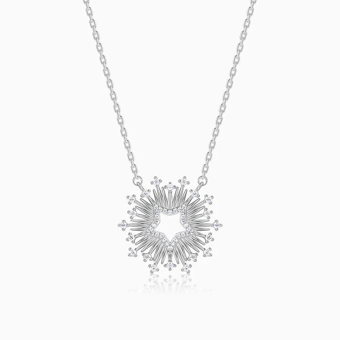 Silver Starshine Necklace