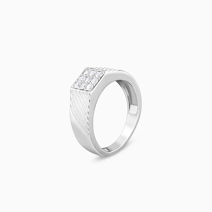 Silver Steezy Ring For Him - Image 4