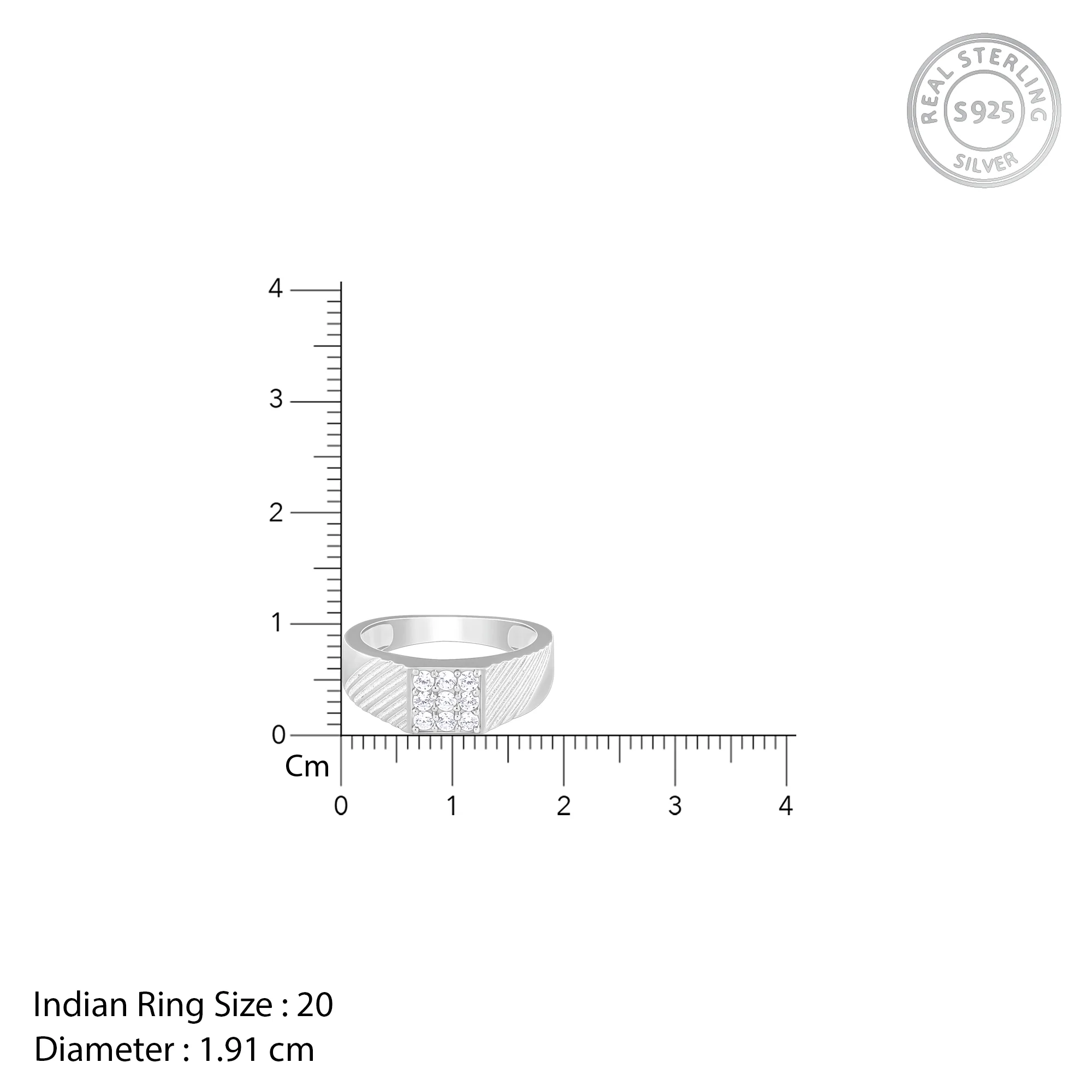 Silver Steezy Ring For Him - Image 6