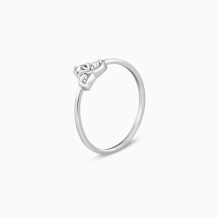 Silver Striking Trio Ring - Image 4
