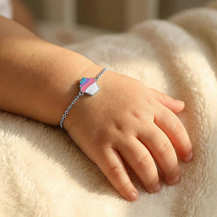 Silver Sugar Pop Kids Bracelet (0 - 2 Years) - Image 3
