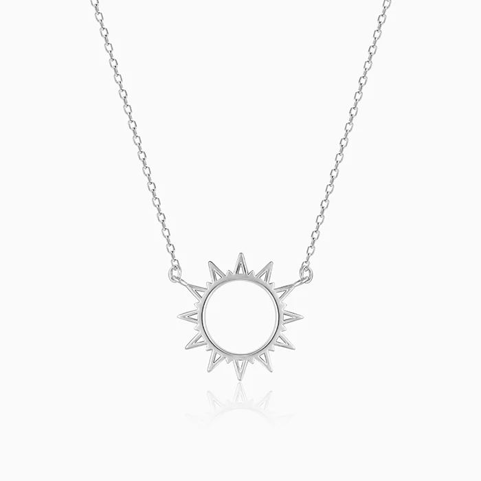Silver Sunshine Necklace