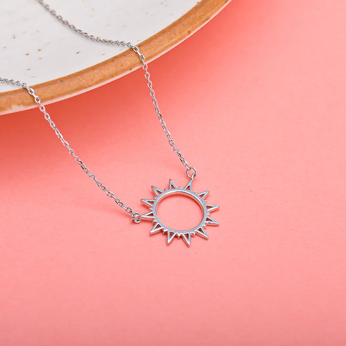 Silver Sunshine Necklace - Image 2