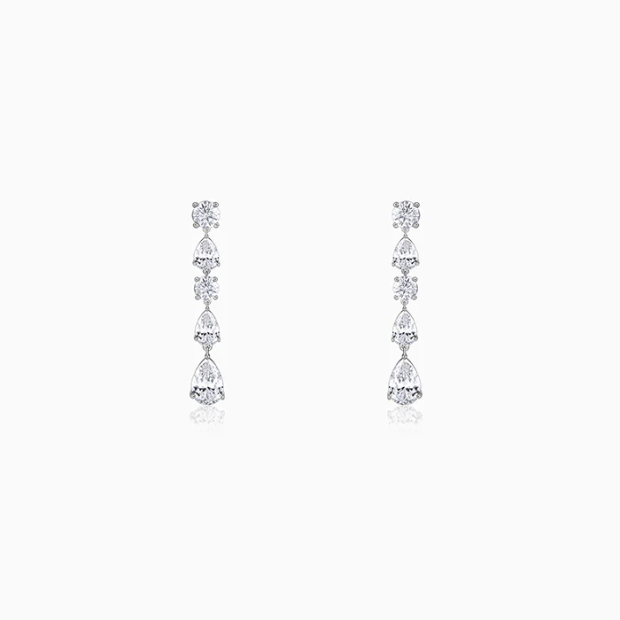 Silver The Nights Dangler Earrings - Image 3
