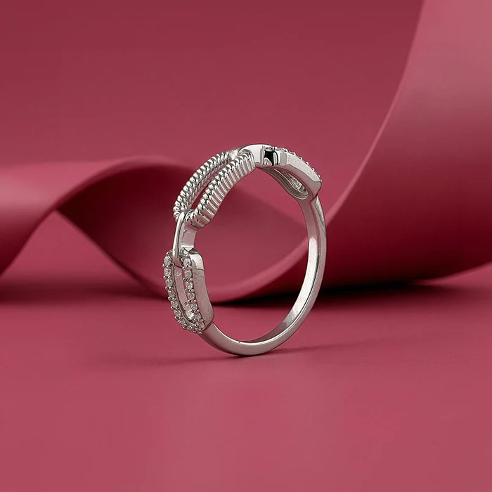 Silver Toggle Ring (Size 12) - Image 2