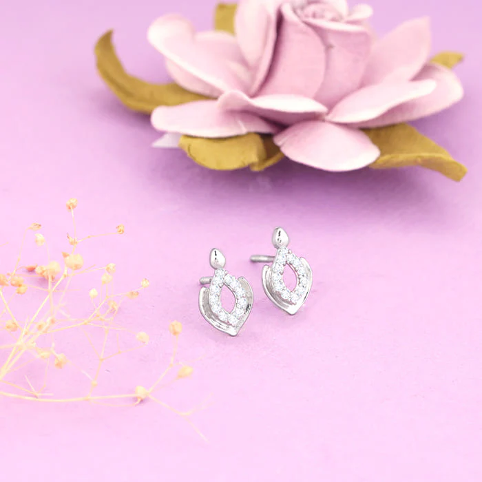 Silver Touch Of Grace Earrings - Image 2