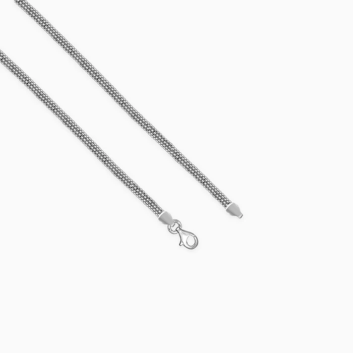 Silver Triple Box Chain for Him - Image 4