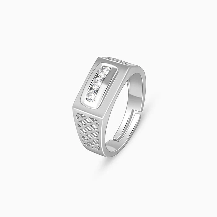 Silver Tsar Ring For Him - Image 4