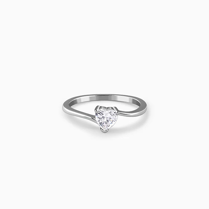 Silver Twilight Love Ring