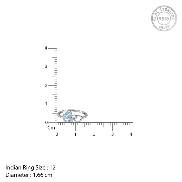 Silver Unending Love Ring - Image 4