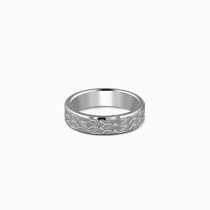 Silver Urban Band For Him