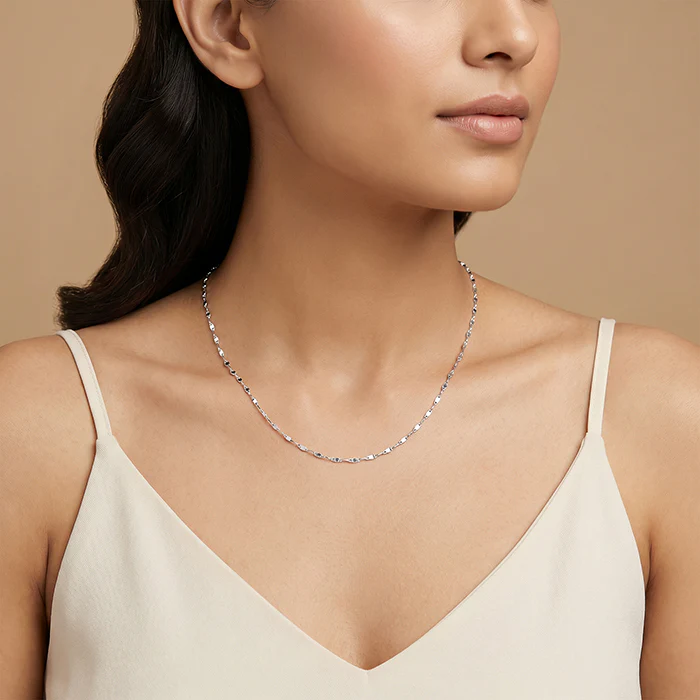 Silver Valentino Sparkle Chain - Image 3
