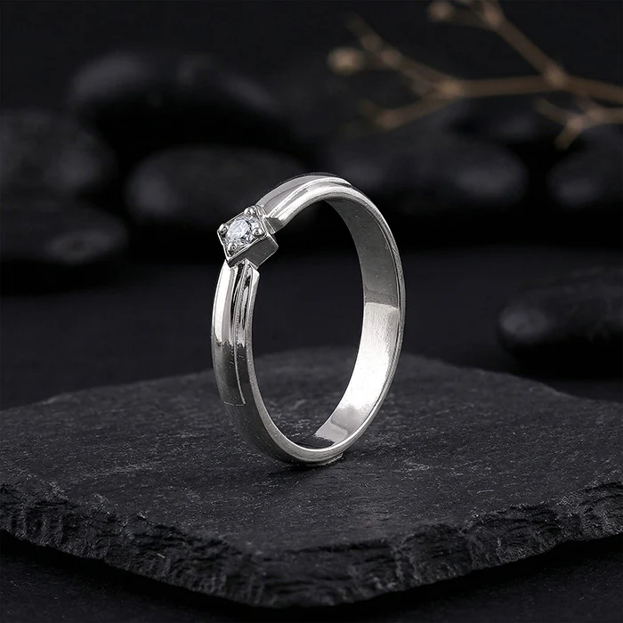 Silver Vanguard Ring For Him (Size 12) - Image 2