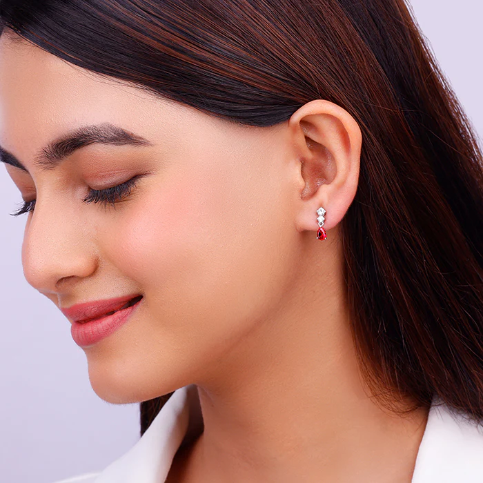 Silver We Fell in Love Earrings - Image 3