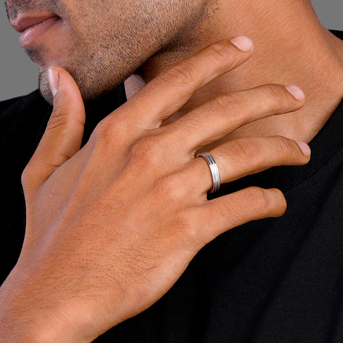 Silver Wisdom Ring For Him - Image 3